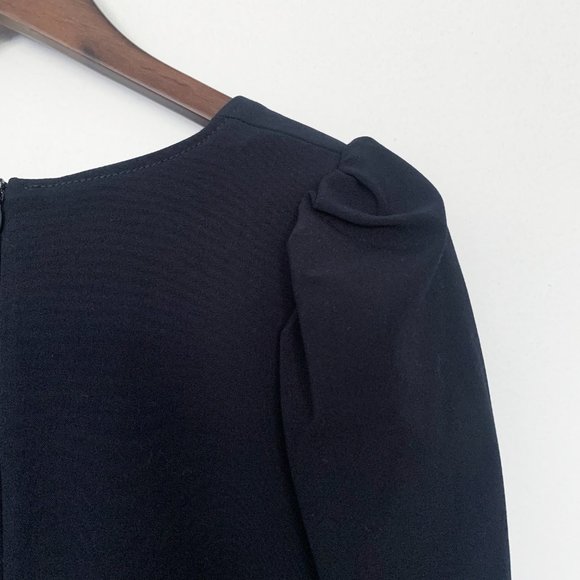 Zara Voluminous Sleeve Top, Dark Blue, Size S - Picture 10 of 11